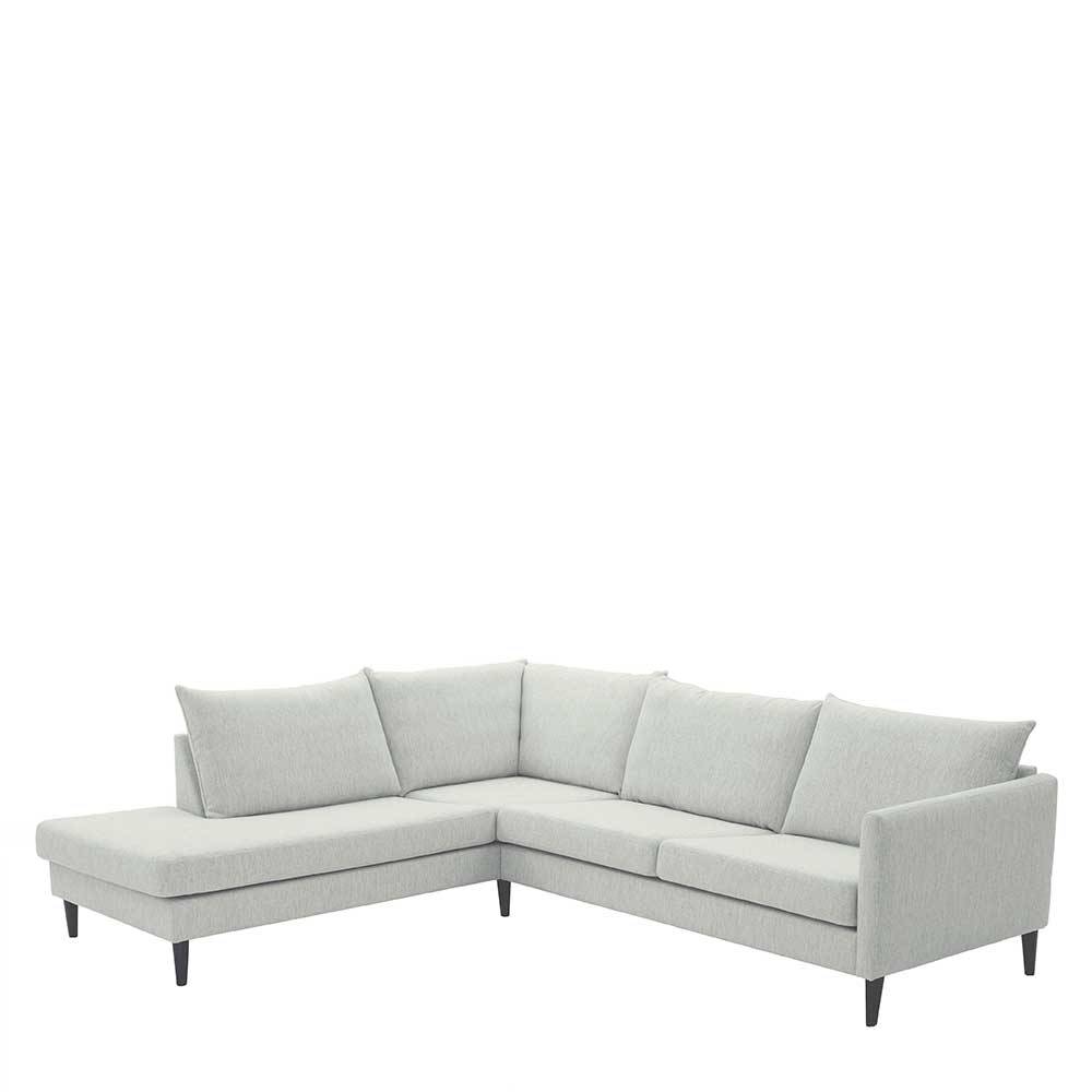 Ecksofa L-Couch in Offwhite - Udessa