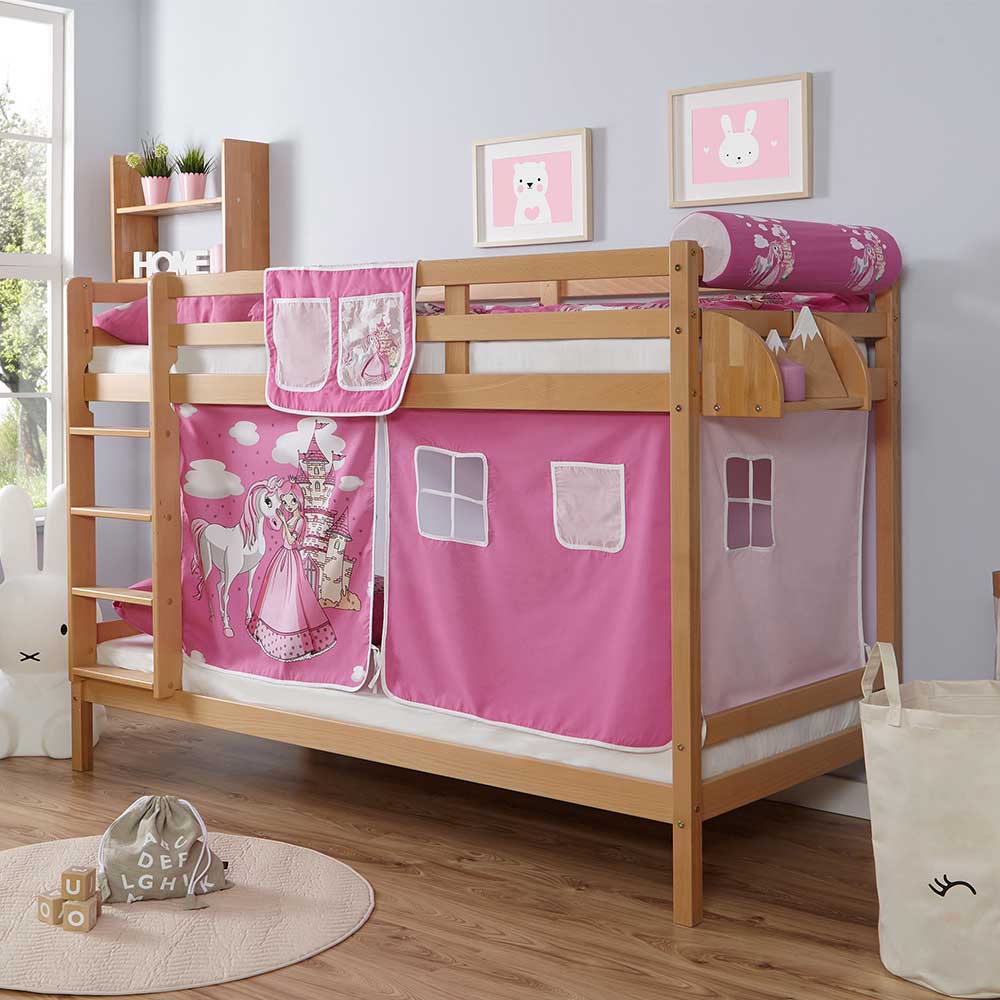 Buche Etagenbett fürs Kinderzimmer 90x200 cm - Gero