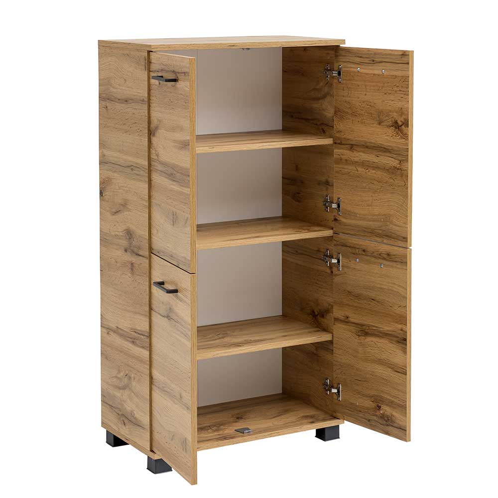 Badezimmer Highboard in Wildeiche Touchwood NB - Jessmi