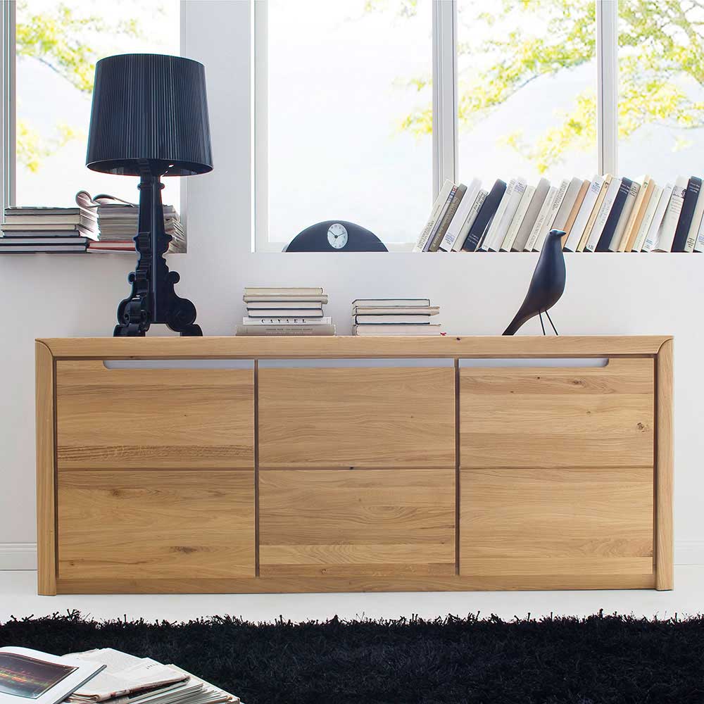 Sideboard Croconia aus Wildeiche Massivholz