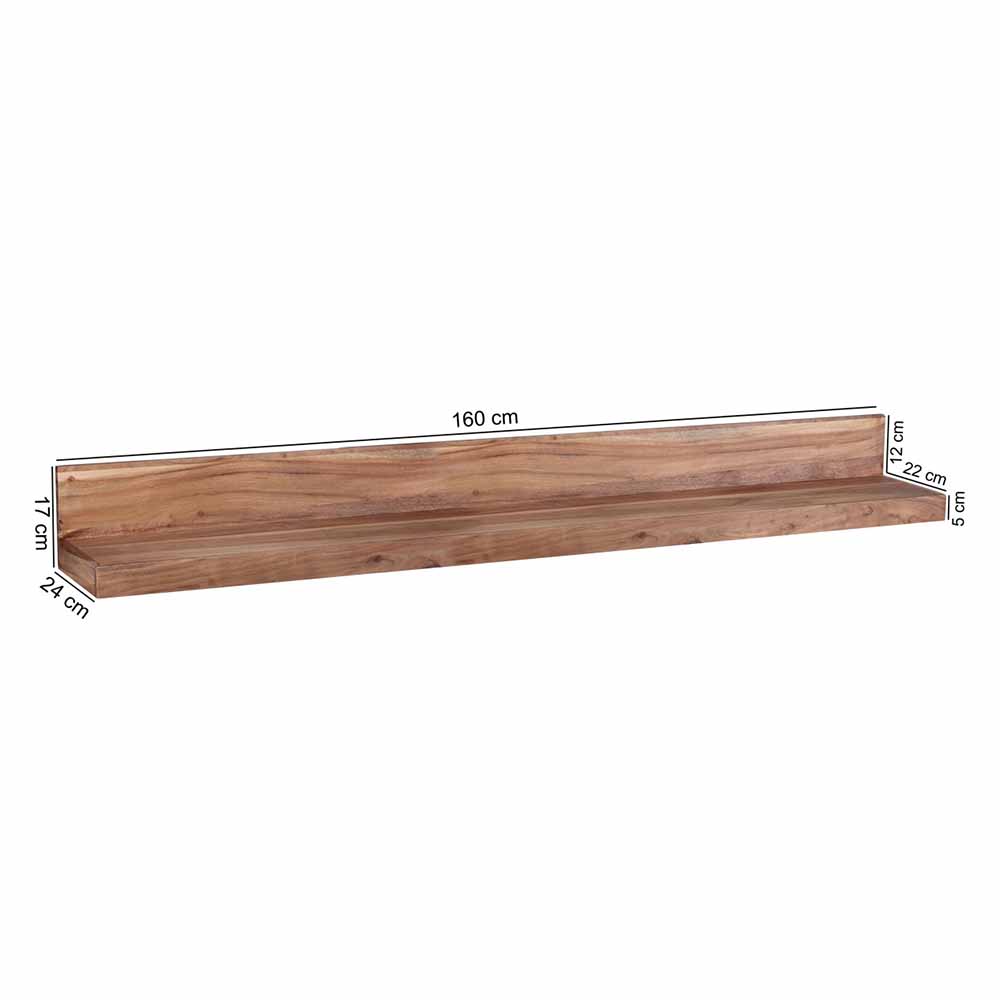 Holz-Wandboard Vislan in L-Form