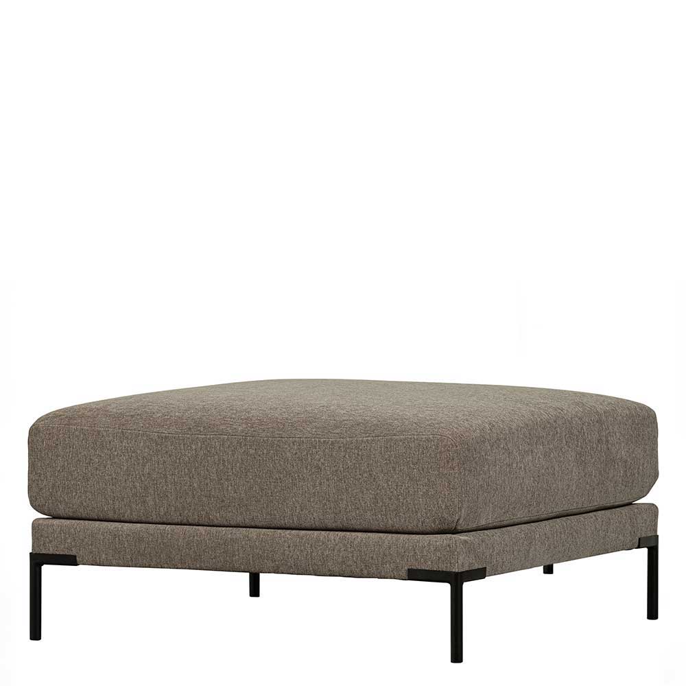 Sofa aus Modulen in Taupe Stoff - Birte