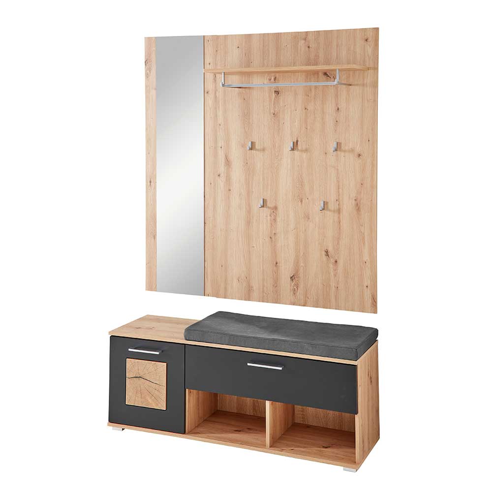 Garderobe & Flurbank modern - Zelio (zweiteilig)