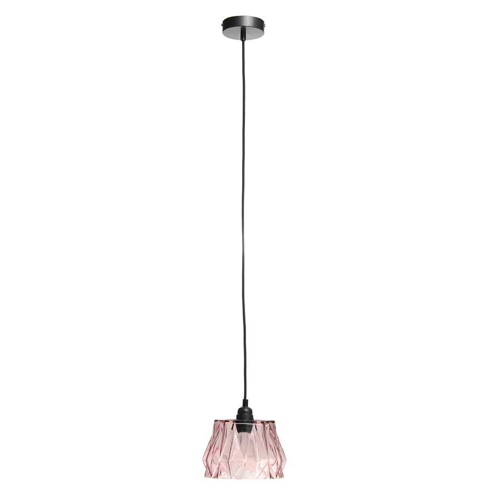 Hängende Lampe aus Glas in Rosa - Erasmo