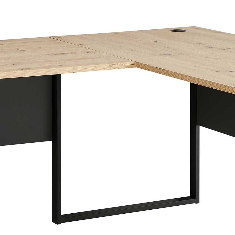 Winkel-Schreibtisch 223x77x170 cm - Kuetra