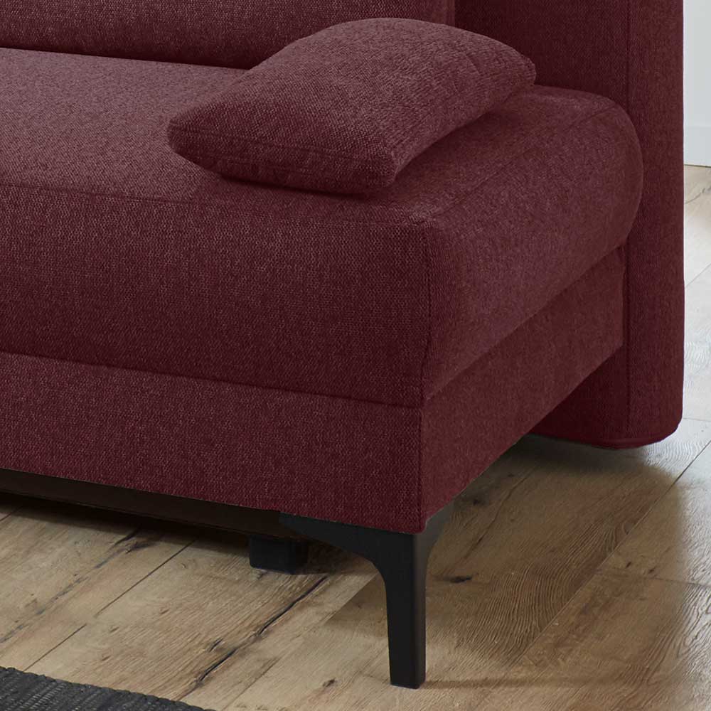 Sofa mit Bettfunktion in dunklem Lila - Ninjos