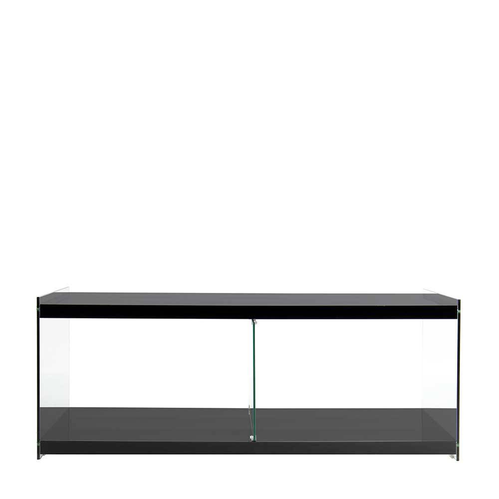 Fernseher Tisch in Schwarz MDF - Sulara