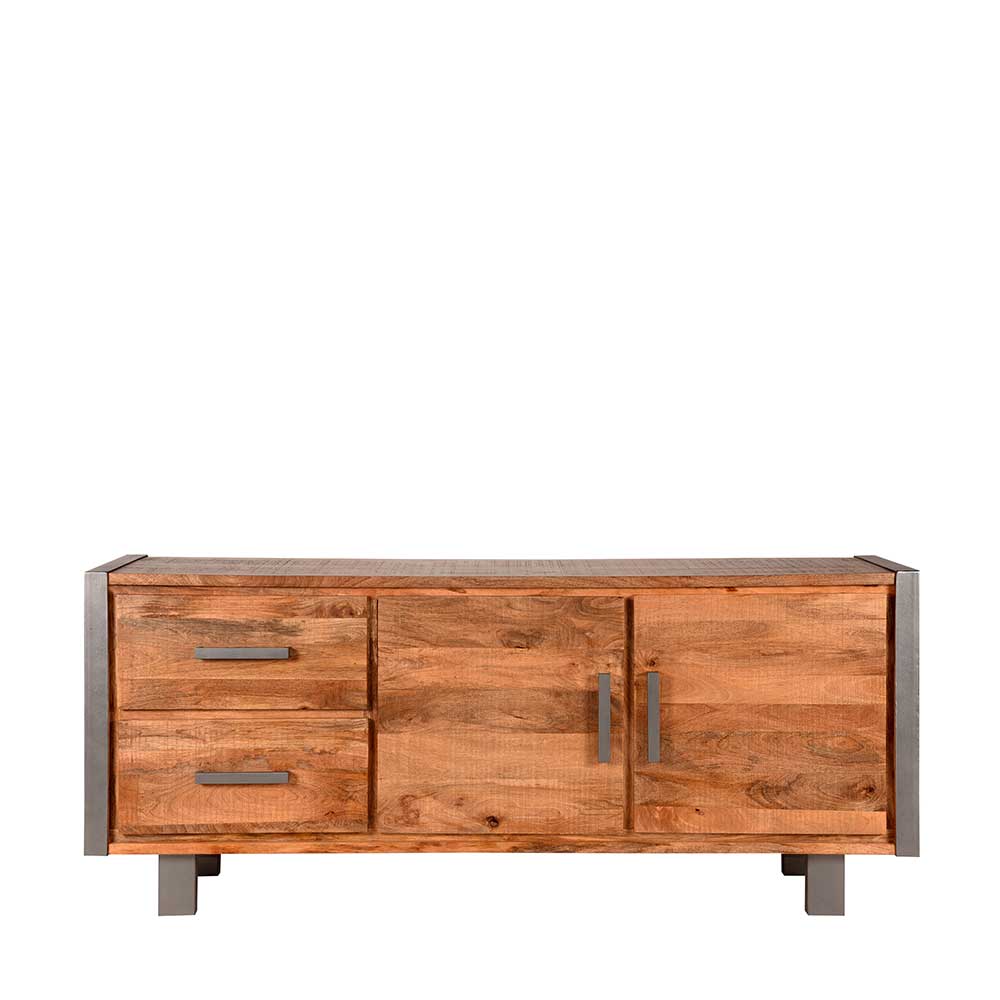 180x78x45 cm Sideboard aus Massivholz Mango - Suvernos