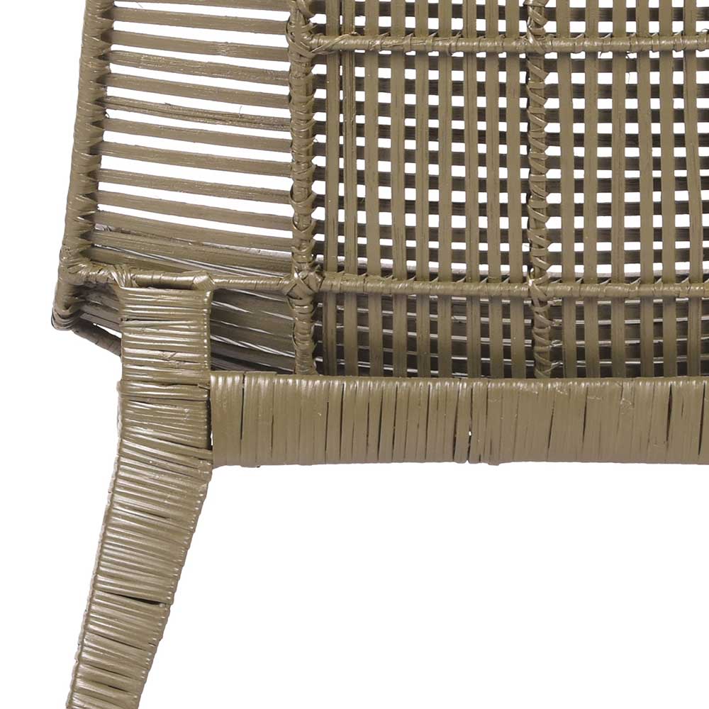 Design Rattanstuhl Sessel in Khaki - Florida