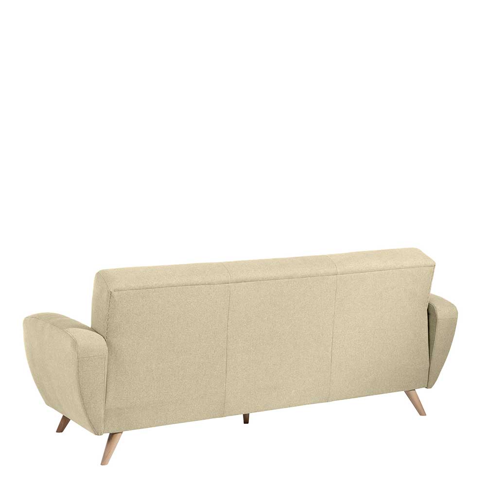 Bettcouch in Beige Microfaser - Vilarila