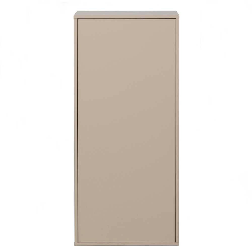 50x110x58 cm Grauer Kleiderschrank aus Kiefer - Career