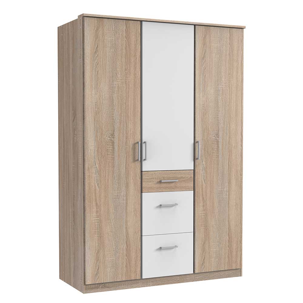 Schlafzimmer Kleiderschrank zweifarbig - Coros