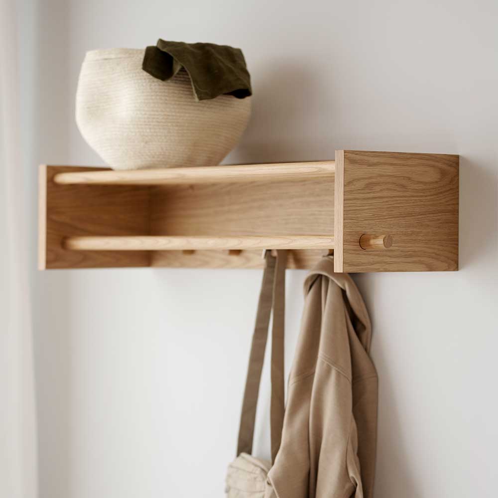 Wandgarderobe im modernen Scandi Chic - Pastranac