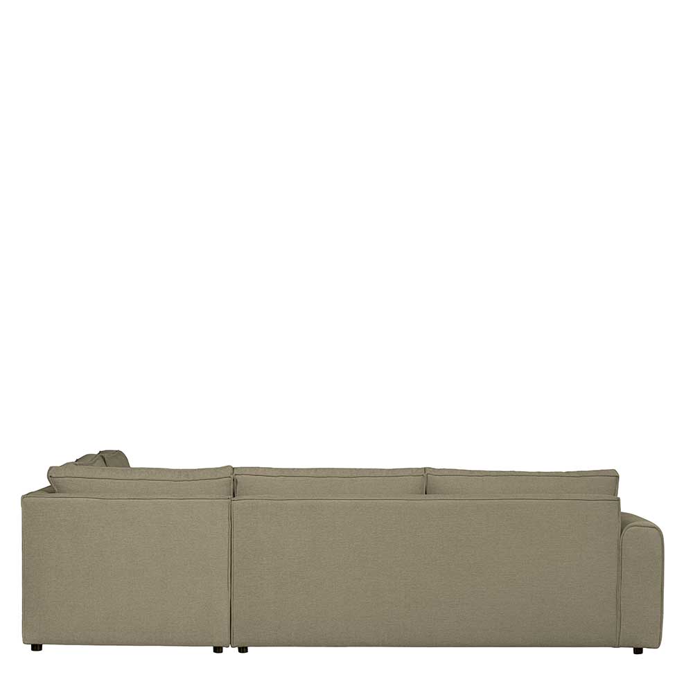 Dreisitzer L-Sofa in Graugrün - Matthew