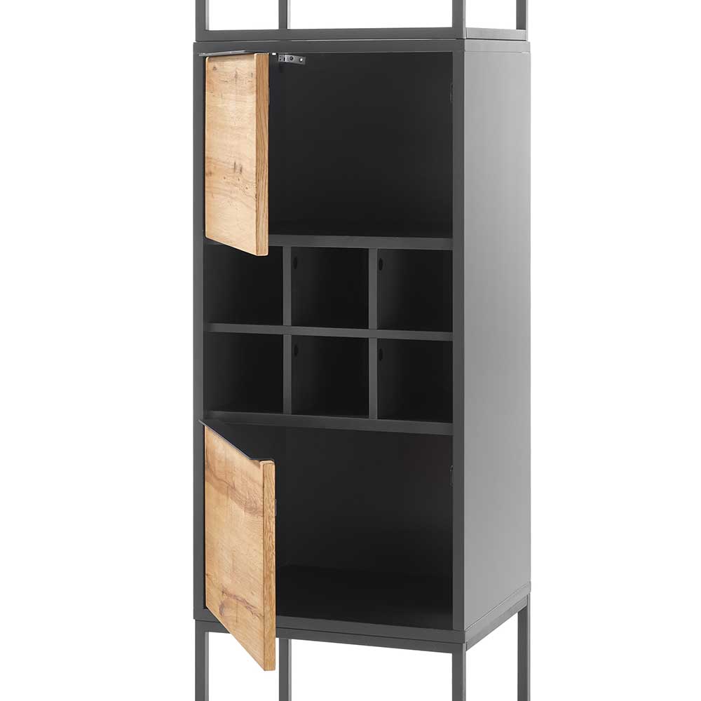 50x165x40 Barschrank mit sechs Flaschenfächern - Rajesvan