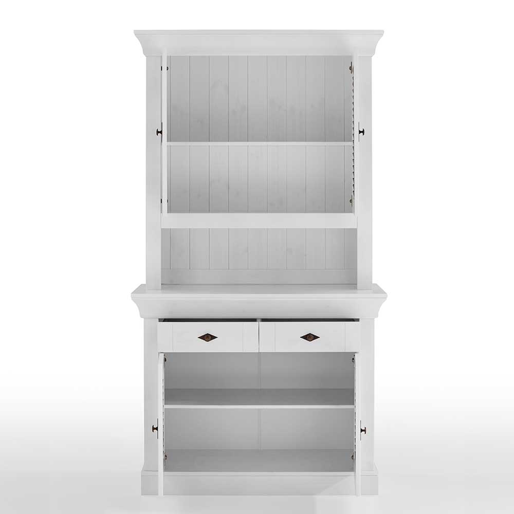 Country Style Buffetschrank in Weiß - Urezzas