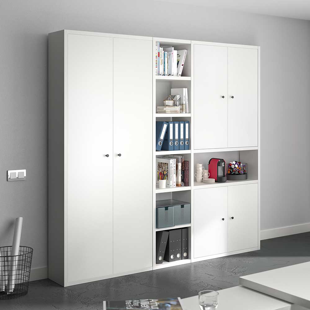 Büro Aktenschrank 6-türig & 7 Fächer - Jefania