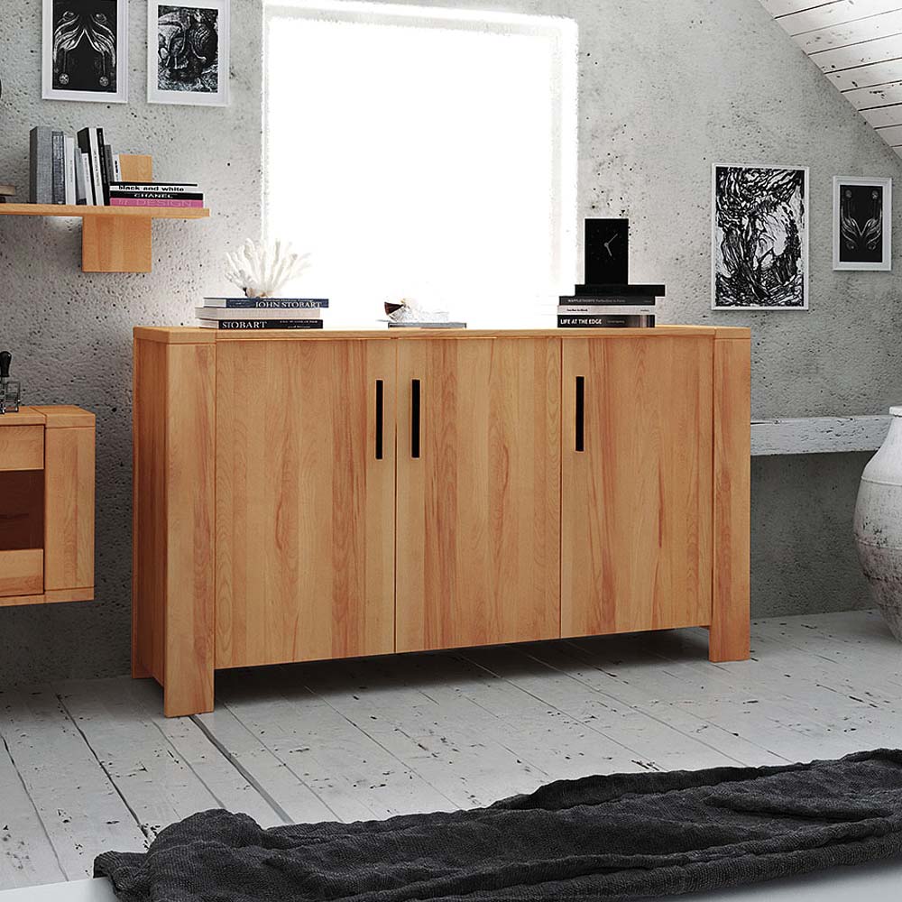 Türen Sideboard Mosniak aus Kernbuche Massivholz