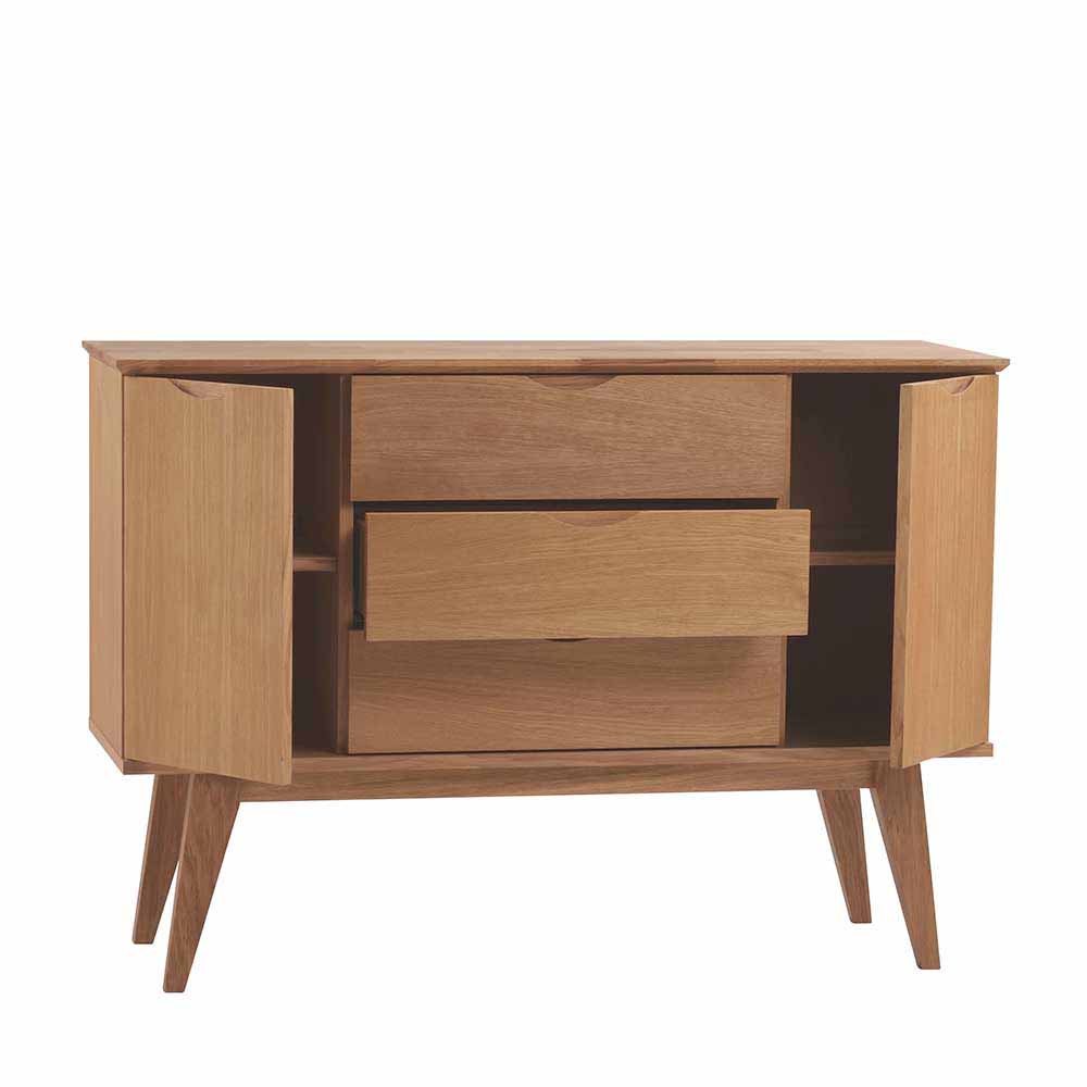 122 cm breites Sideboard in Eiche geölt - Number