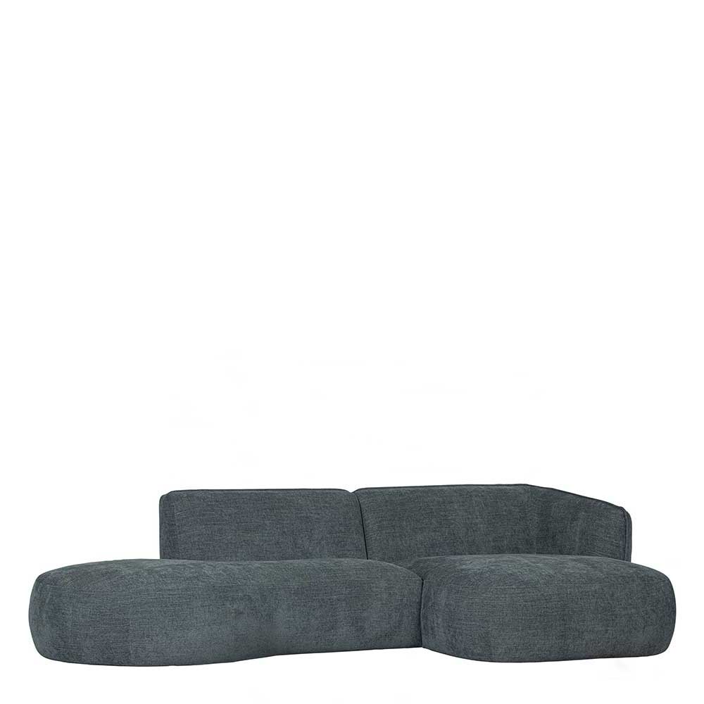 L-Sofa in Petrol Blau - Cristiano