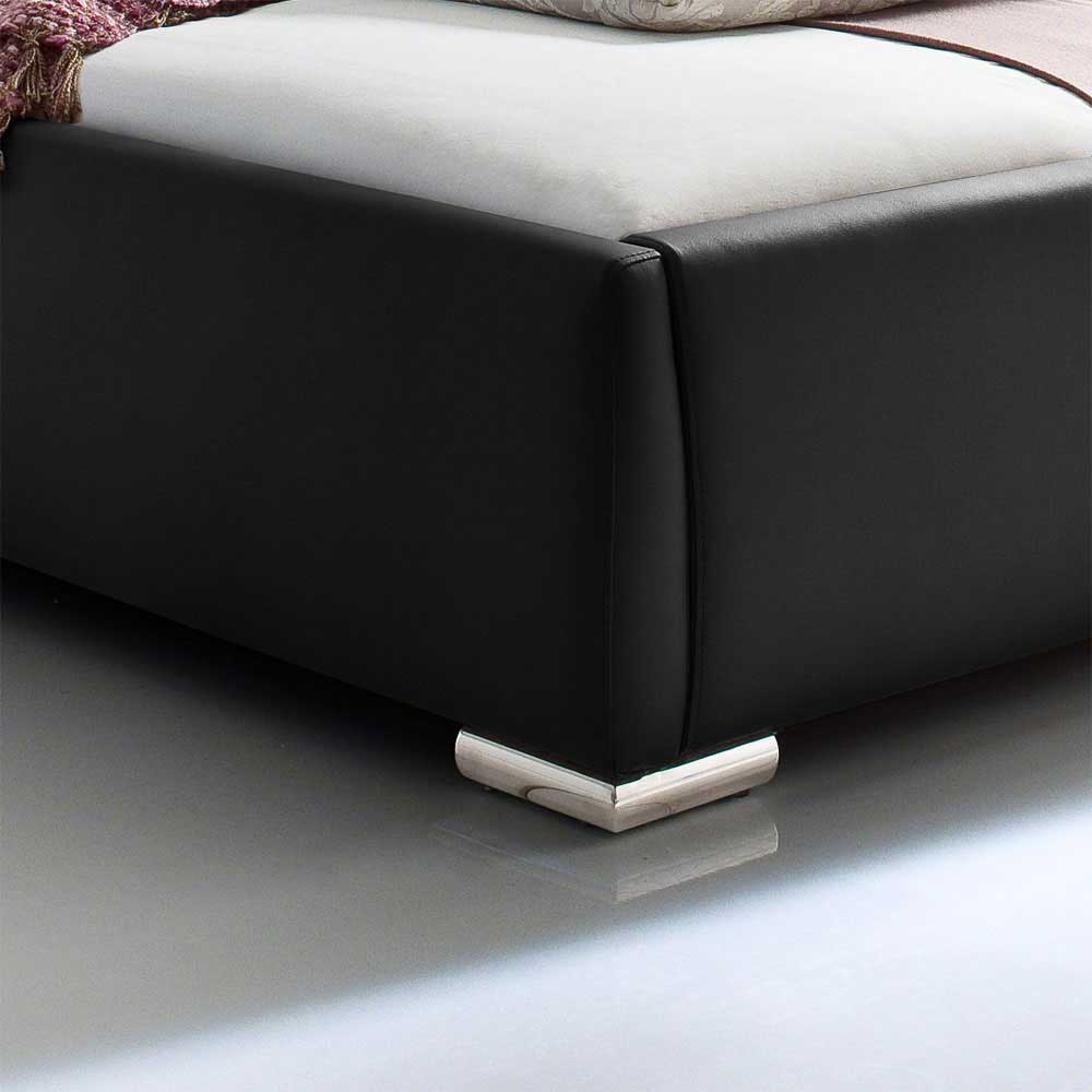 Doppelbett Bermuda aus Kunstleder