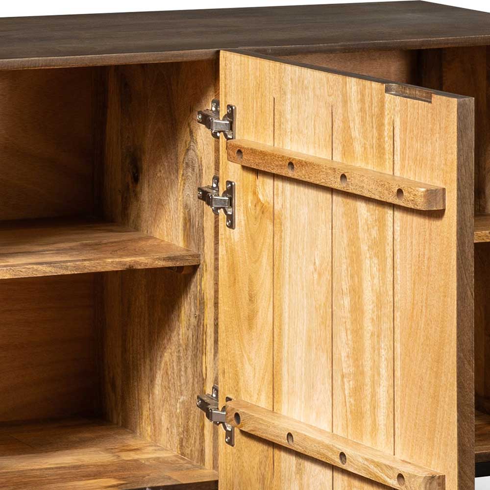 3-türiges Holz Sideboard mit Bügelgestell - Lyrica