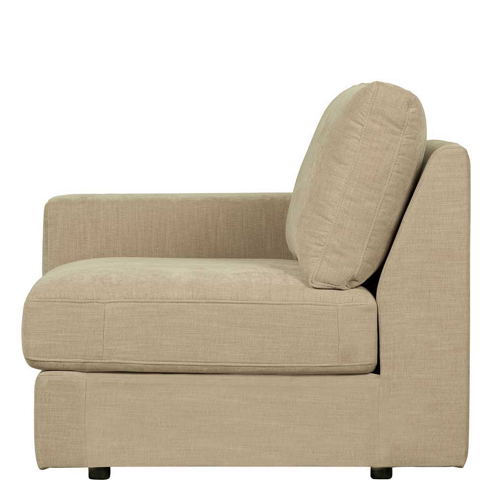 Zwei Elemente Modulsofa in Beige - Slagon