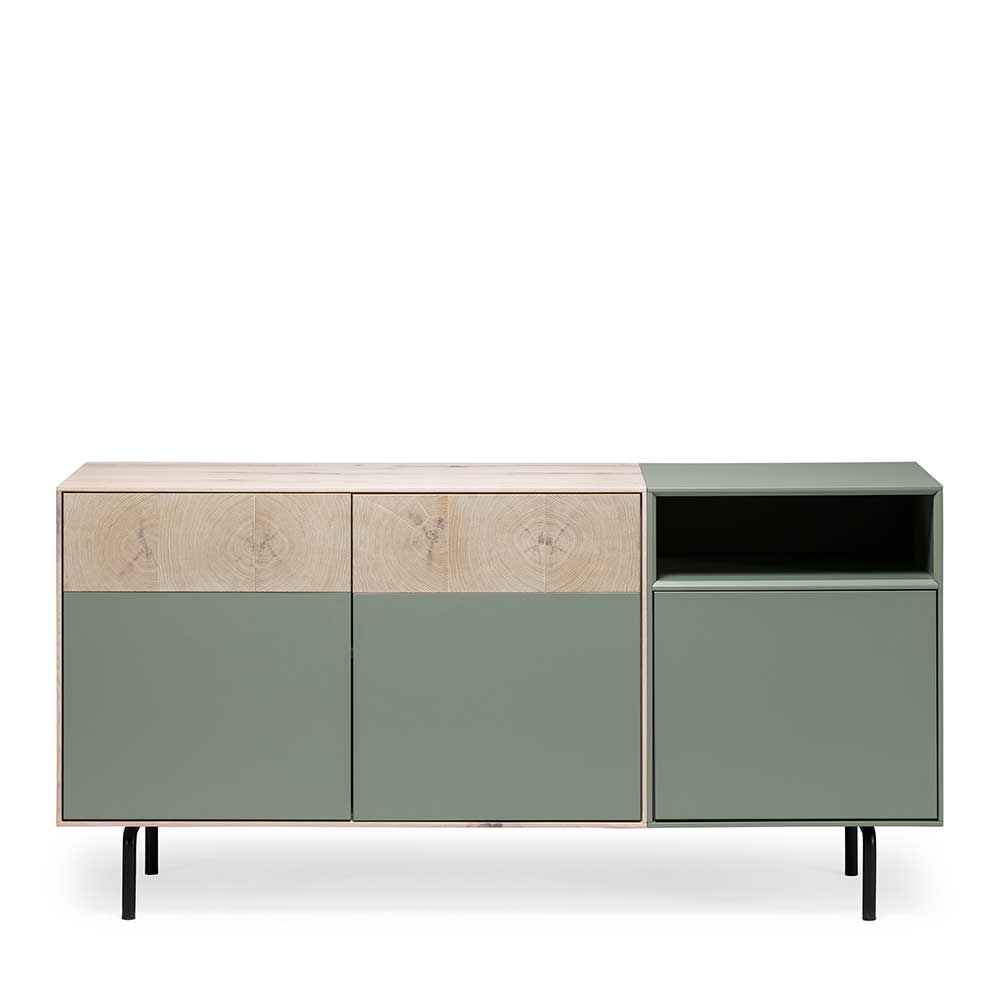 180x84x45 Design Sideboard zweifarbig - Ajevos