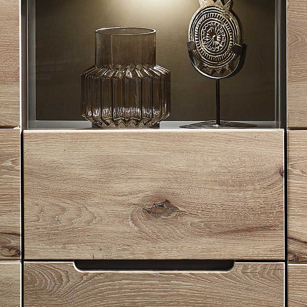 Highboard mit 3 Türen & 2 Schubladen - Zelio