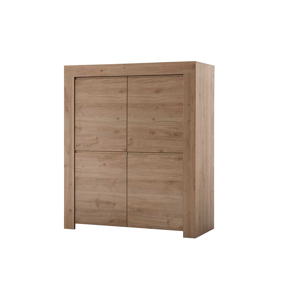 110x140x42 cm Highboard 4-türig - Karika