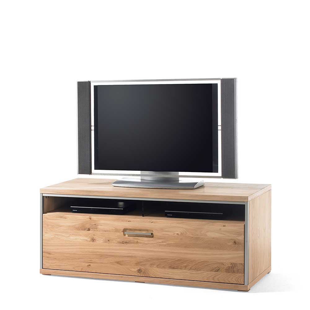 124x51x52 TV Unterschrank mit großer Schublade - Hannica I