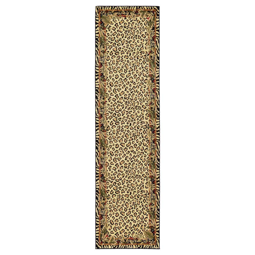 Dschungel Teppich mit Mustermix Leo Tiger Floral - Smidan