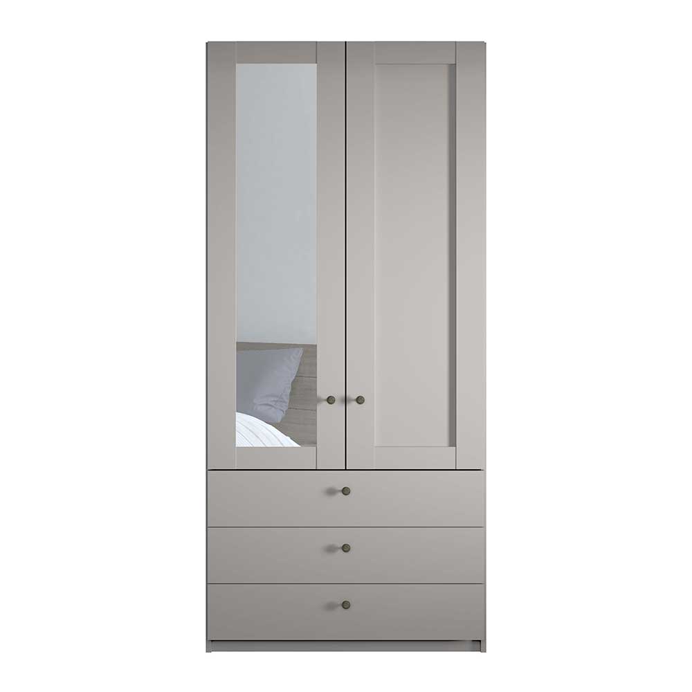 Hellgrauer Schlafzimmer Kleiderschrank modern - Ridonna