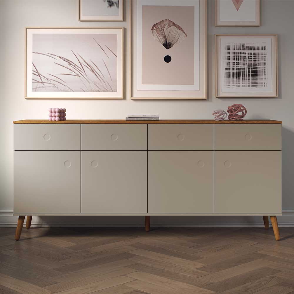 192 cm breites Sideboard im Skandi Design - Paolus