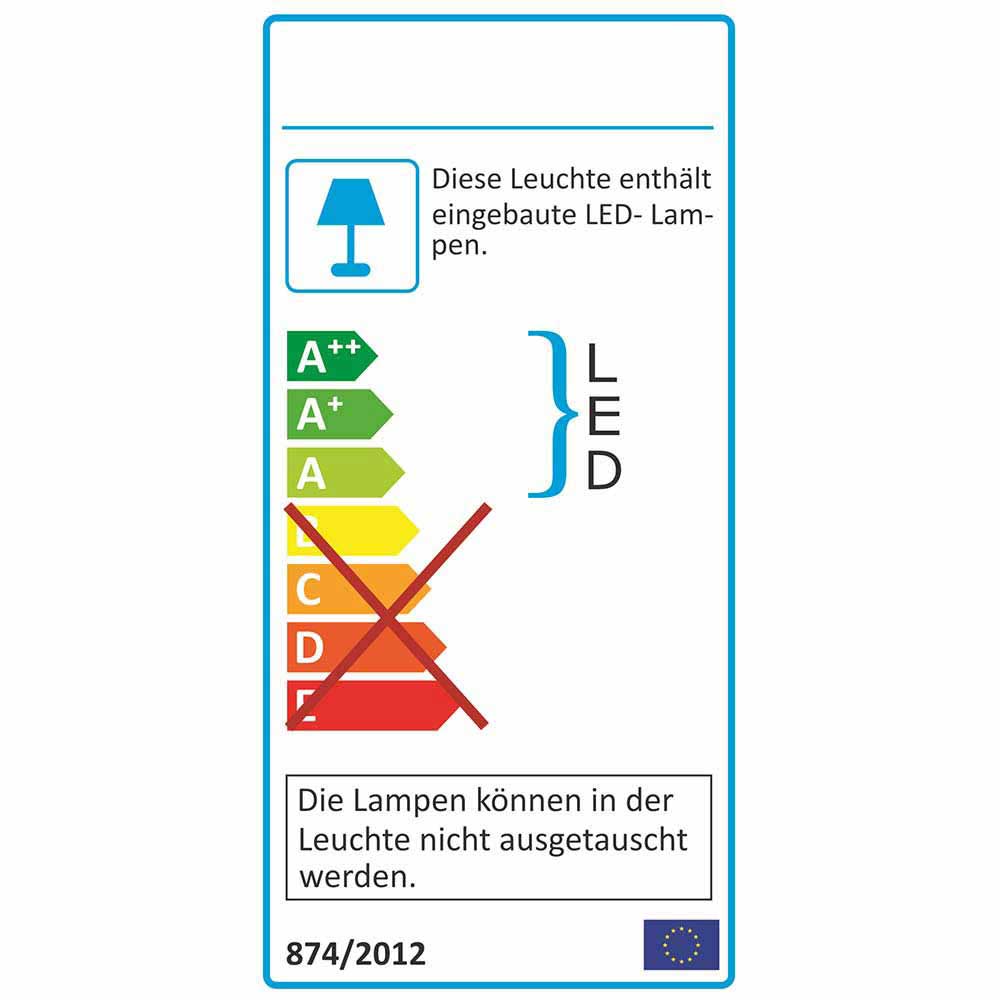 Asteiche Wohnwand Landuva in 352cm Breite (vierteilig)