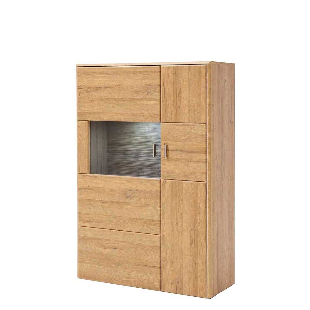 Wohnzimmer Highboard in Wildeiche Nachbildung - Iniena