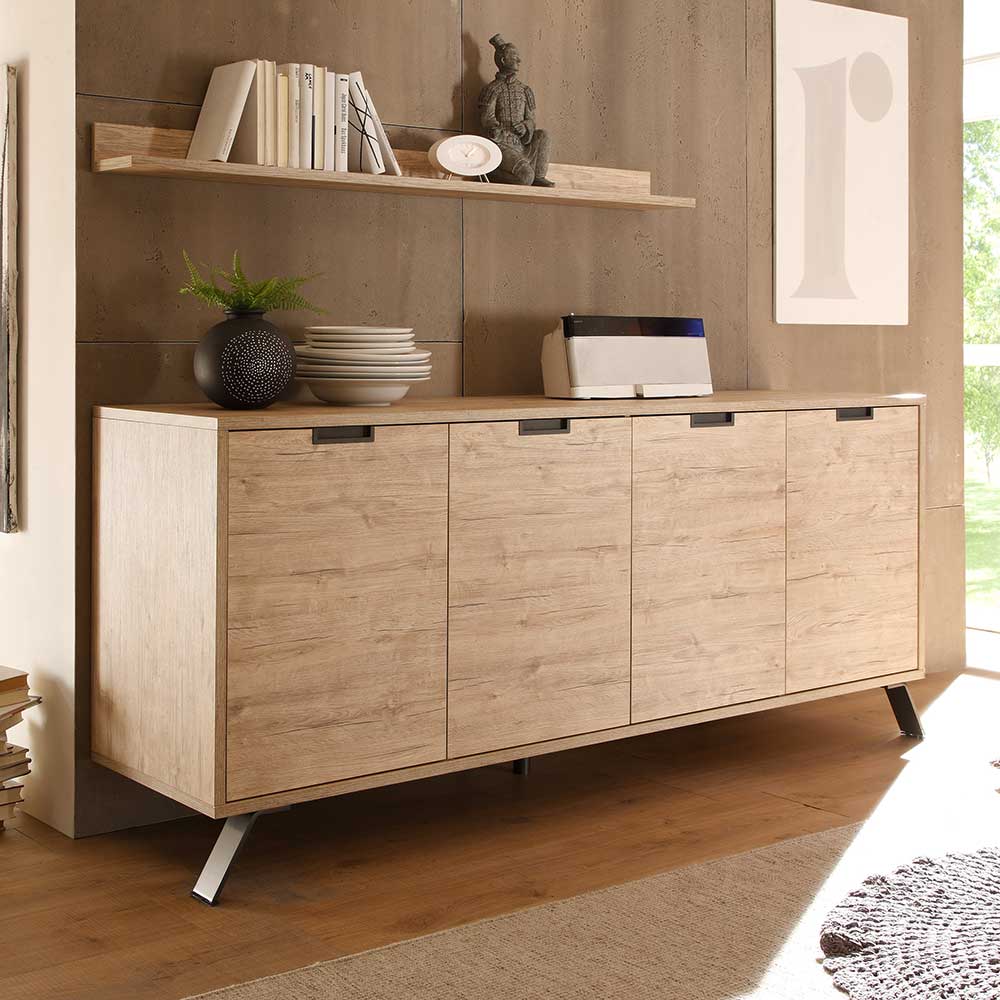 Retro Sideboard Rodonda in Eiche