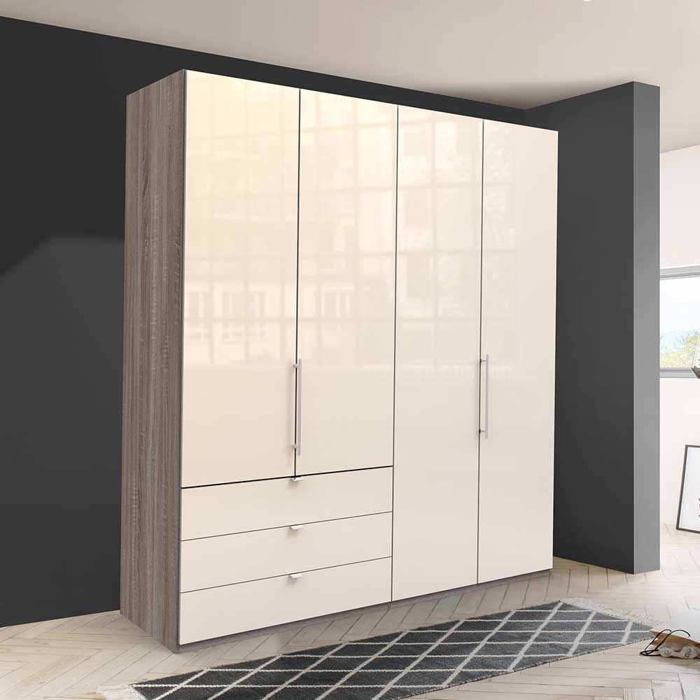 2-türiger Falttürenschrank 200cm in Creme - Calassina