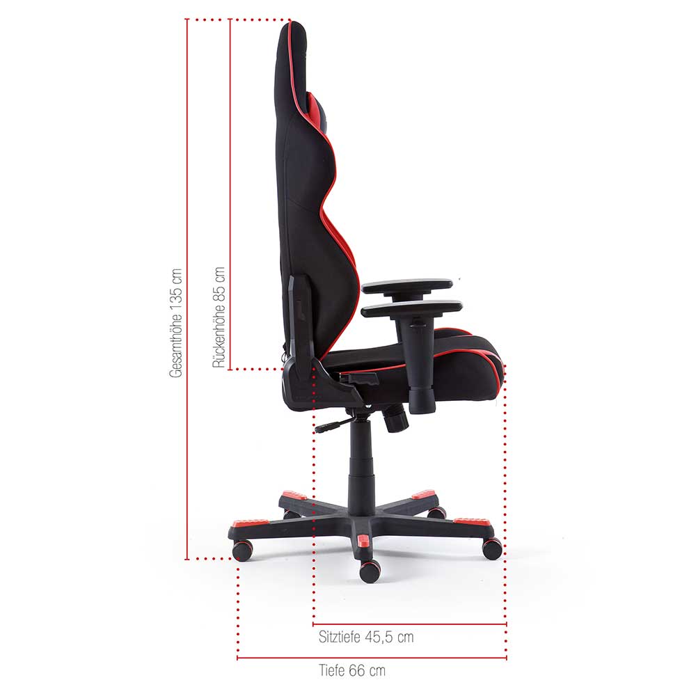 Ergonomischer PC Stuhl im Racing Design - Apulias