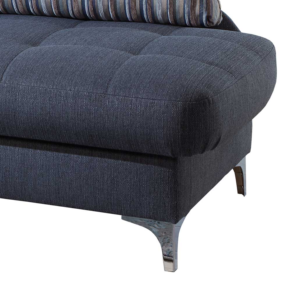 182x79x86 Federkern Schlafsofa in Blau - Curtici