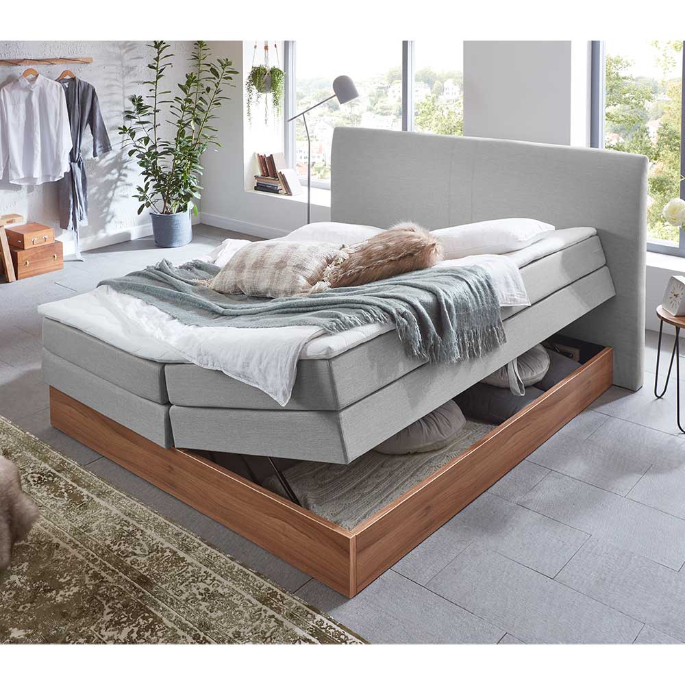 Komplettes Doppelbett mit Matratzen H2 - Loppia