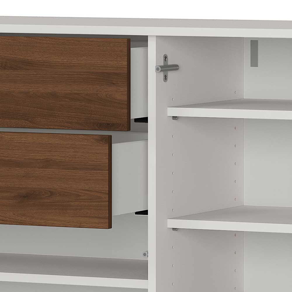 118x68x41 Schuhschrank für Wandmontage - Tempedu I