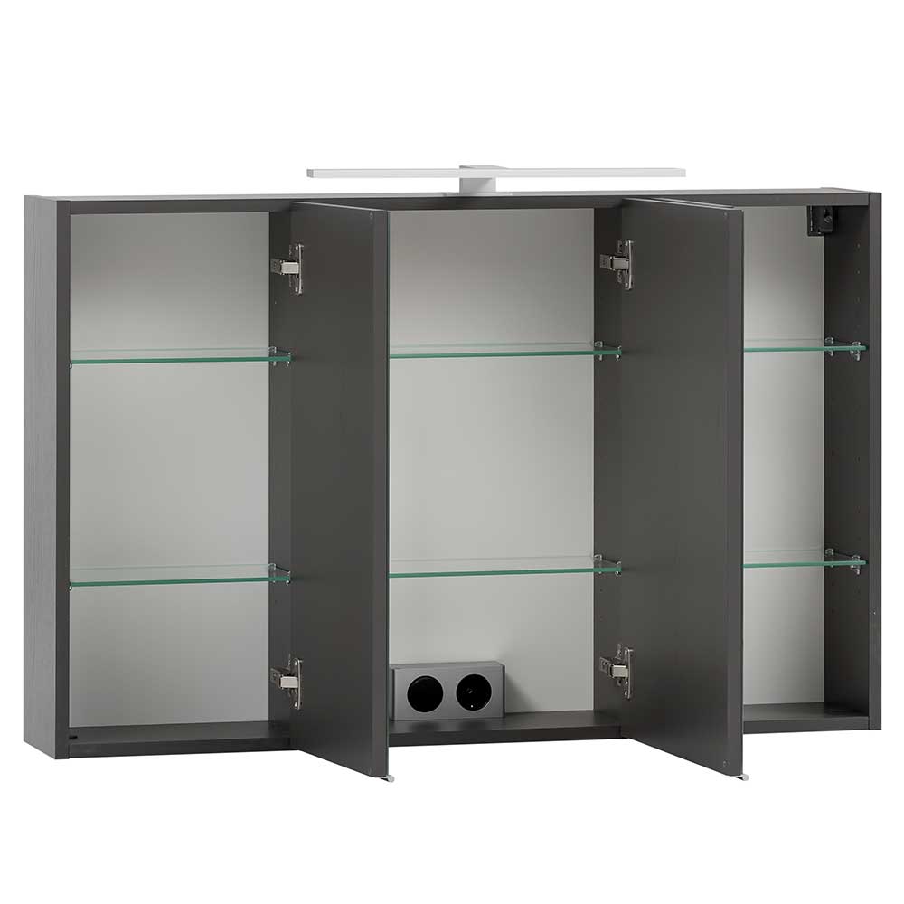 68 cm hoher Spiegelschrank fürs Bad mit LED - Agiruan