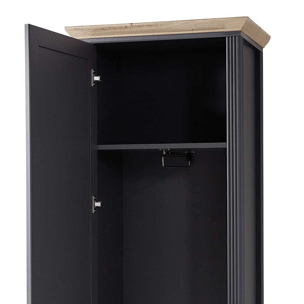 65cm schmaler Dielenschrank mit Spiegel Tür - Thumbs