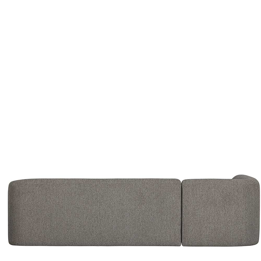 L Sofa im Skandi Design in Grau Chenille - Grandessa