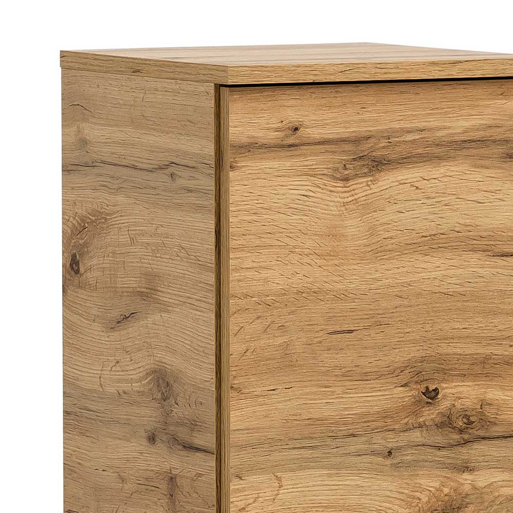 117 cm hoher Badschrank in Wildeiche Touchwood NB - Jessmi