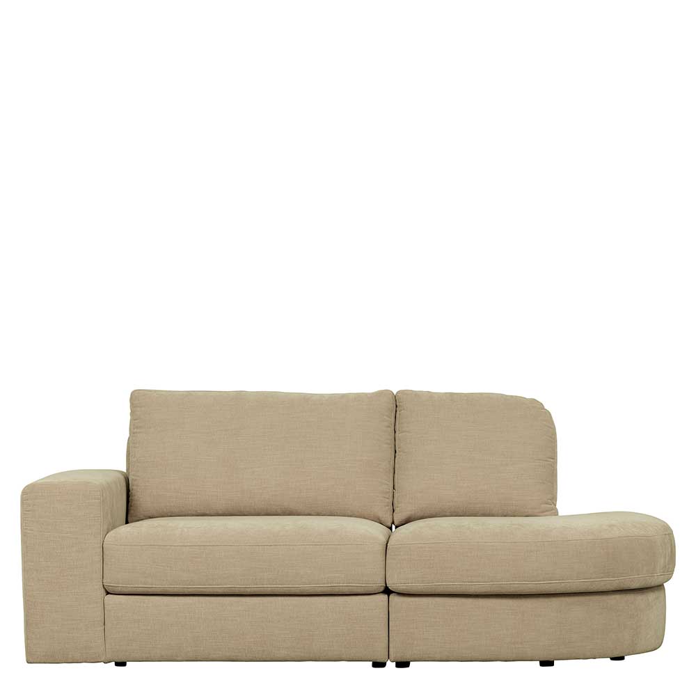 Zwei Elemente Modulsofa in Beige - Slagon