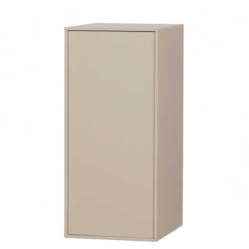 50x110x58 cm Grauer Kleiderschrank aus Kiefer - Career