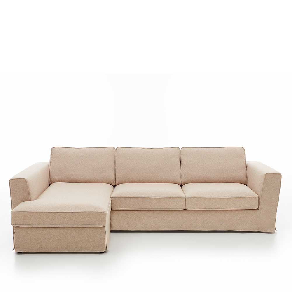 Sofaecke in Creme Stoffbezug - Sumatria