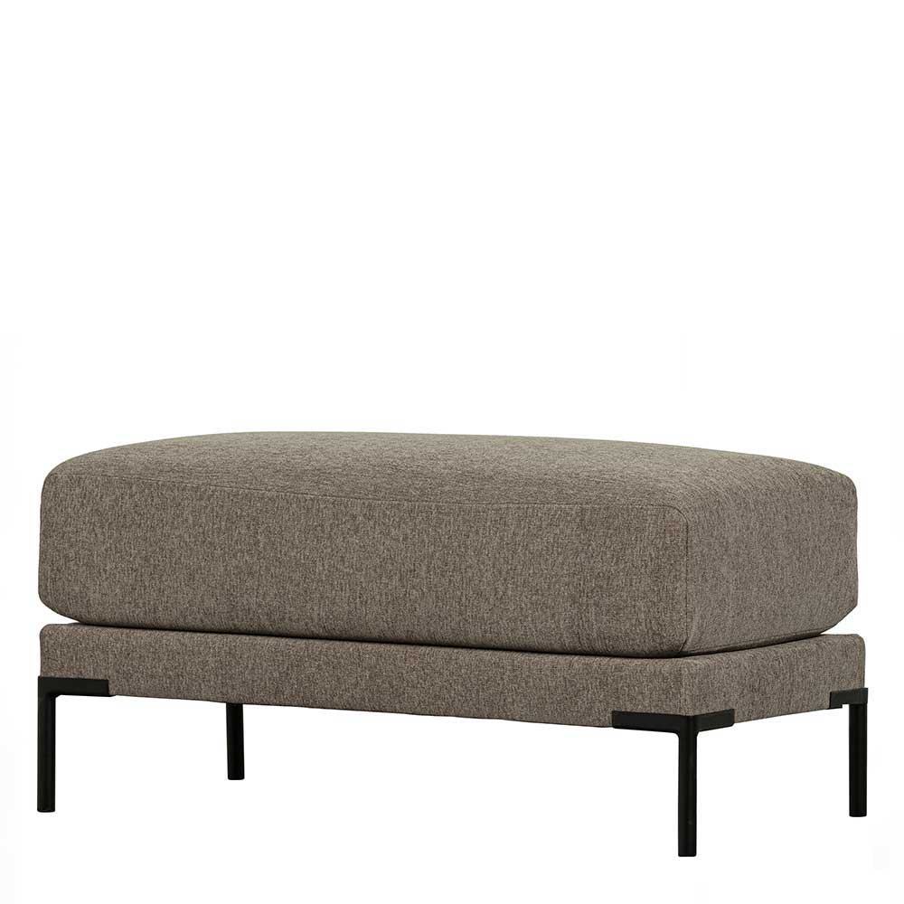 Sofa aus Modulen in Taupe Stoff - Birte